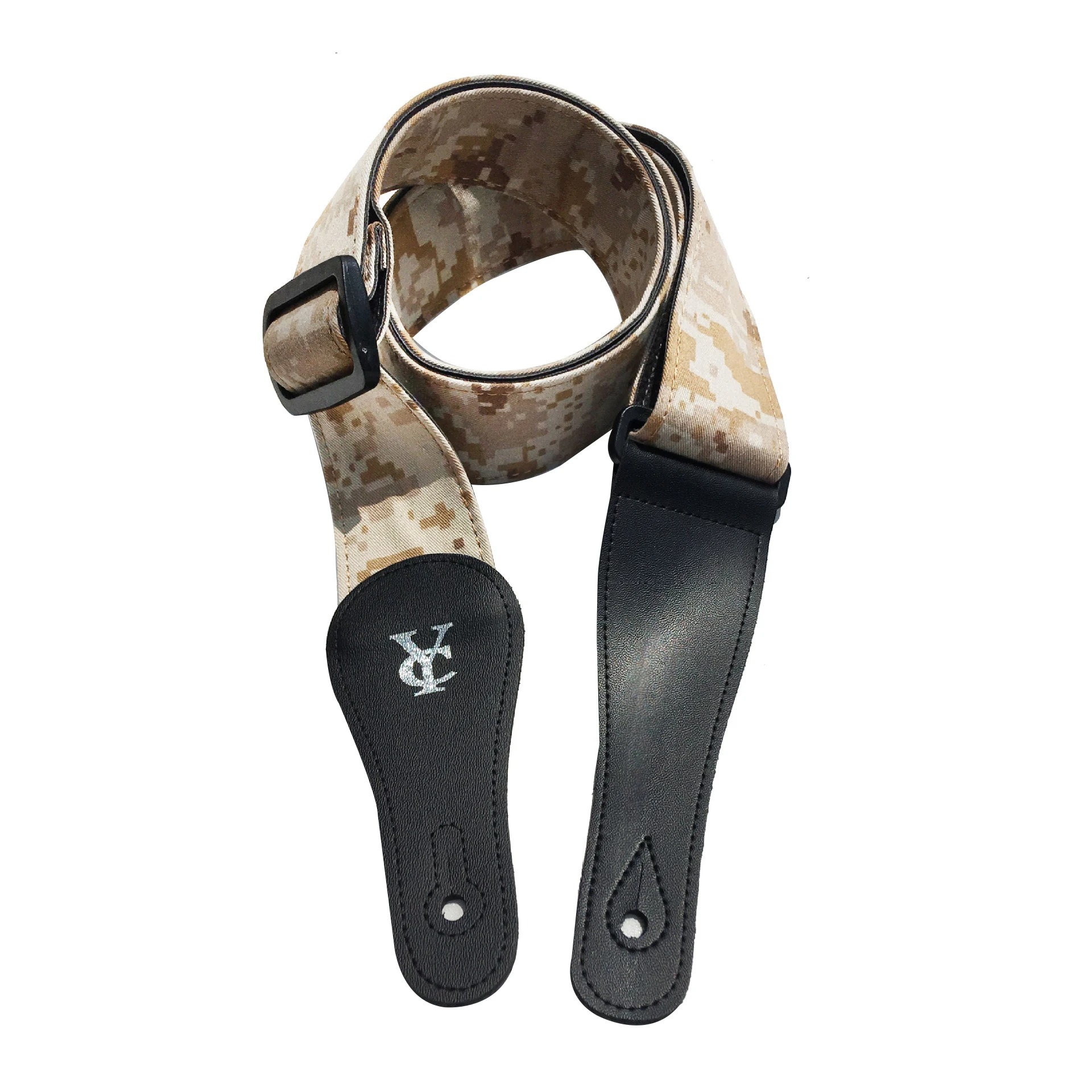 Magnificent Camouflage Denim Guitar Strap - Desert Storm