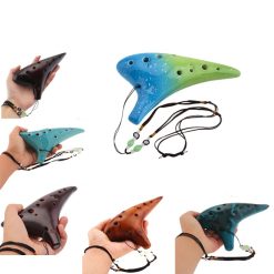 12-Hole Ceramic Ocarina - Melody of the Elements - 6 colors to choose from!