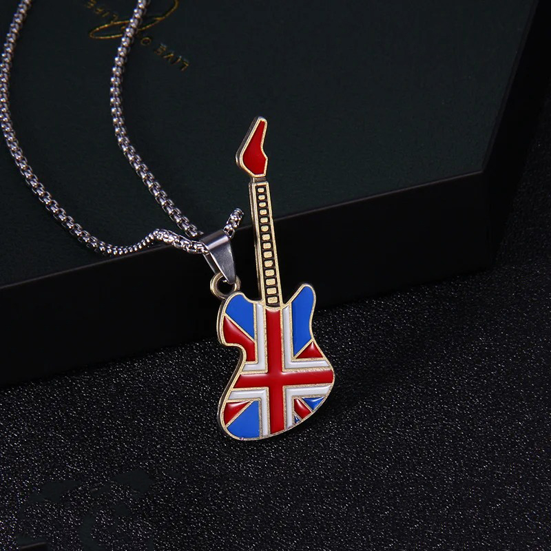 Rock Guitar Pendant - British Legend