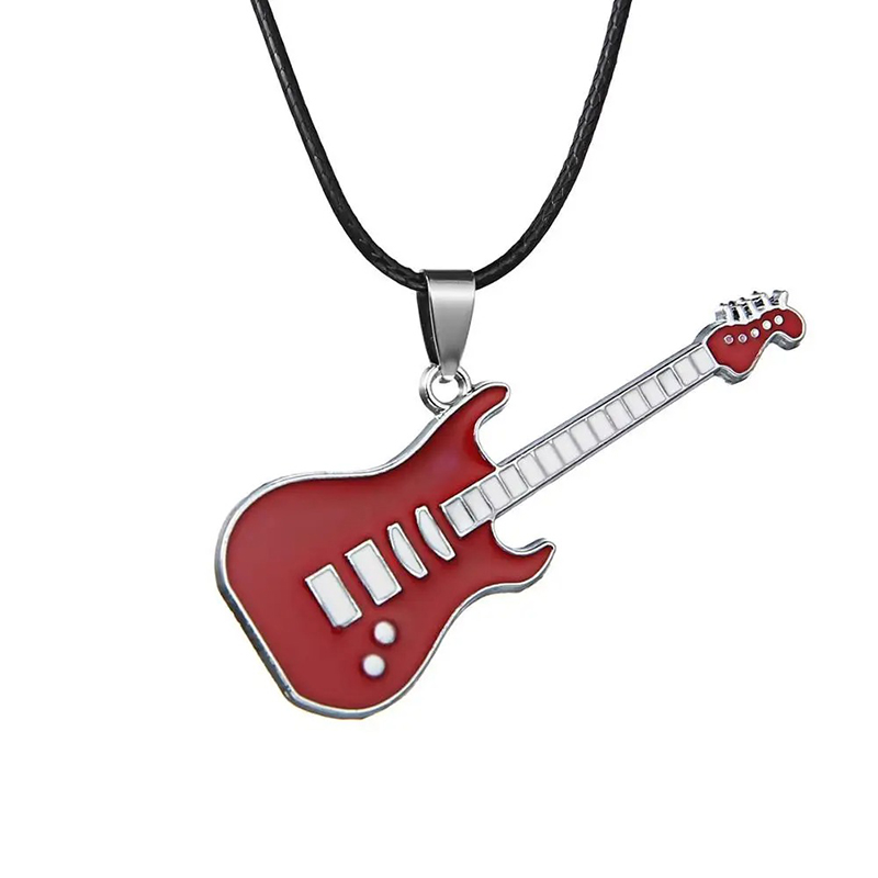 Red Rock 'Double Solo' Guitar Pendant