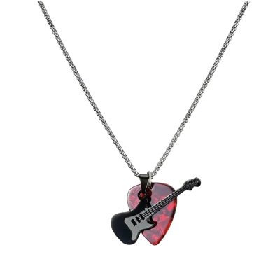 Red Rock Guitar Pendant 'Pick & Roll