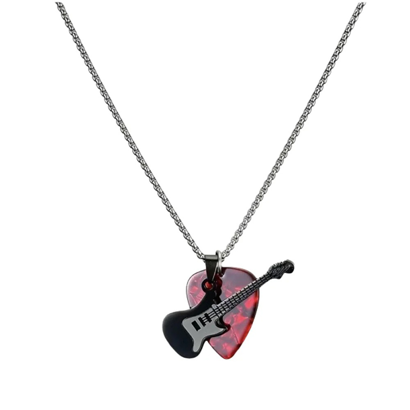 Red Rock Guitar Pendant 'Pick & Roll