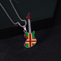 Rock Guitar Pendant - Reggae Vibrations