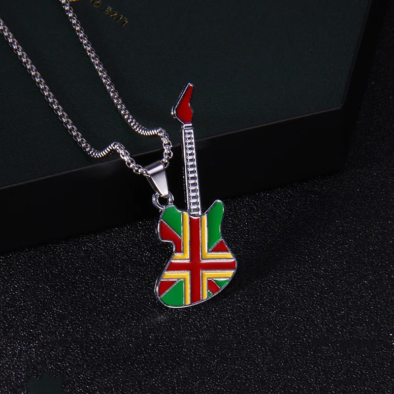 Rock Guitar Pendant - Reggae Vibrations