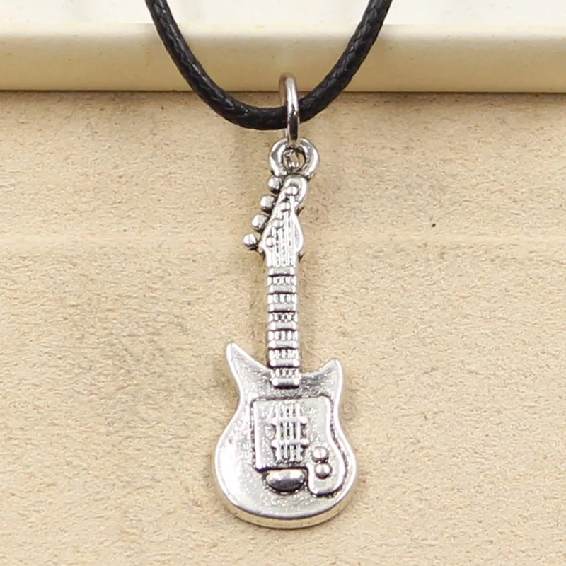 Vintage Riff Rock Guitar Pendant