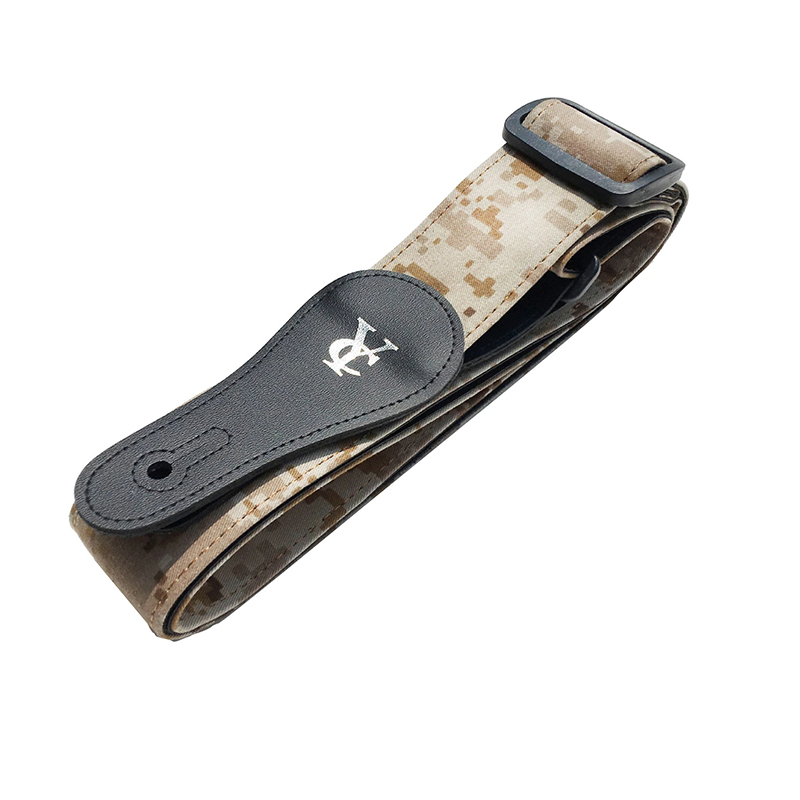 Desert Storm Camouflage Denim Guitar Strap
