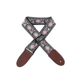 Vintage Guitar Strap - Velvet Flower