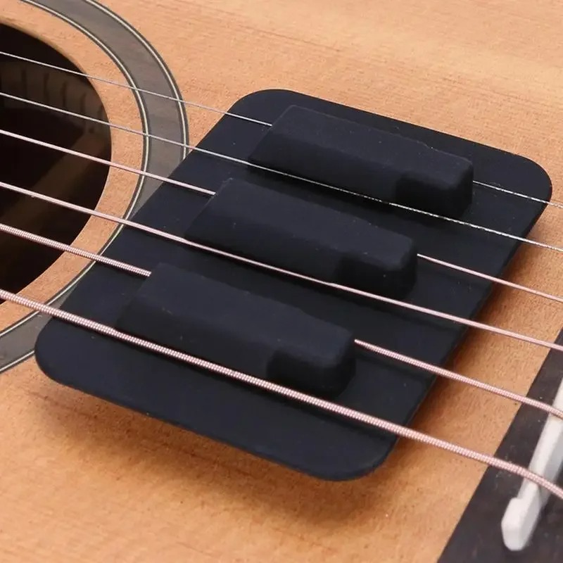 Silent Acoustic Guitar - Flexible Silicone Mute Pad for Noise Reduction