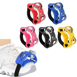 Foot Tambourine for Musician - Multicolor Jingle Beat Percussion Accessory for the Foot