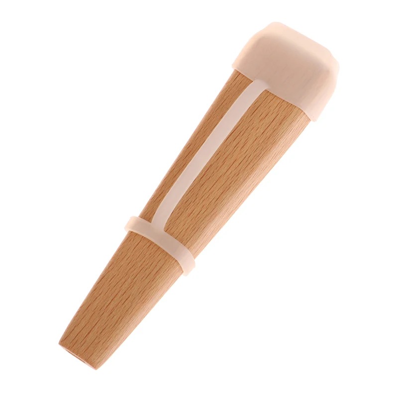 Rear View of Kazoo - Natural Wood Acoustic - Classic Design and Authentic Sound - Complete!