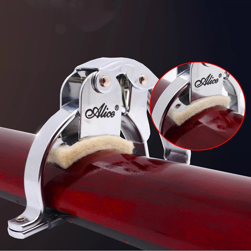 Overall view of the capo for classical guitar - Lever model