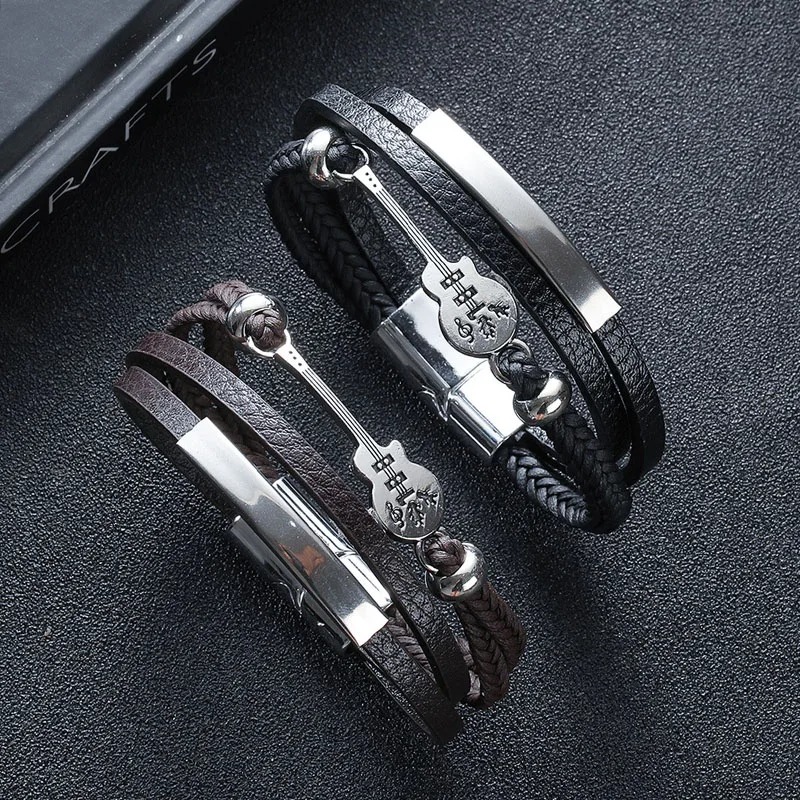 Nashville Guitar Bracelet - 2 colors to choose from!