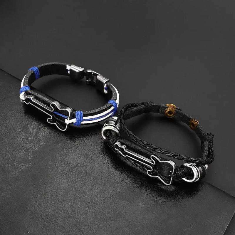 Rock Duo Electric Spirit Guitar Bracelet - Choose from 2 colors!