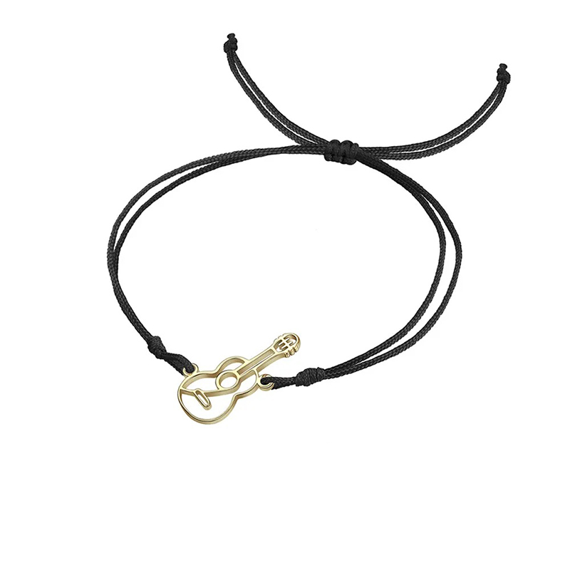 Unplugged Guitar Bracelet model 1 in Gold color