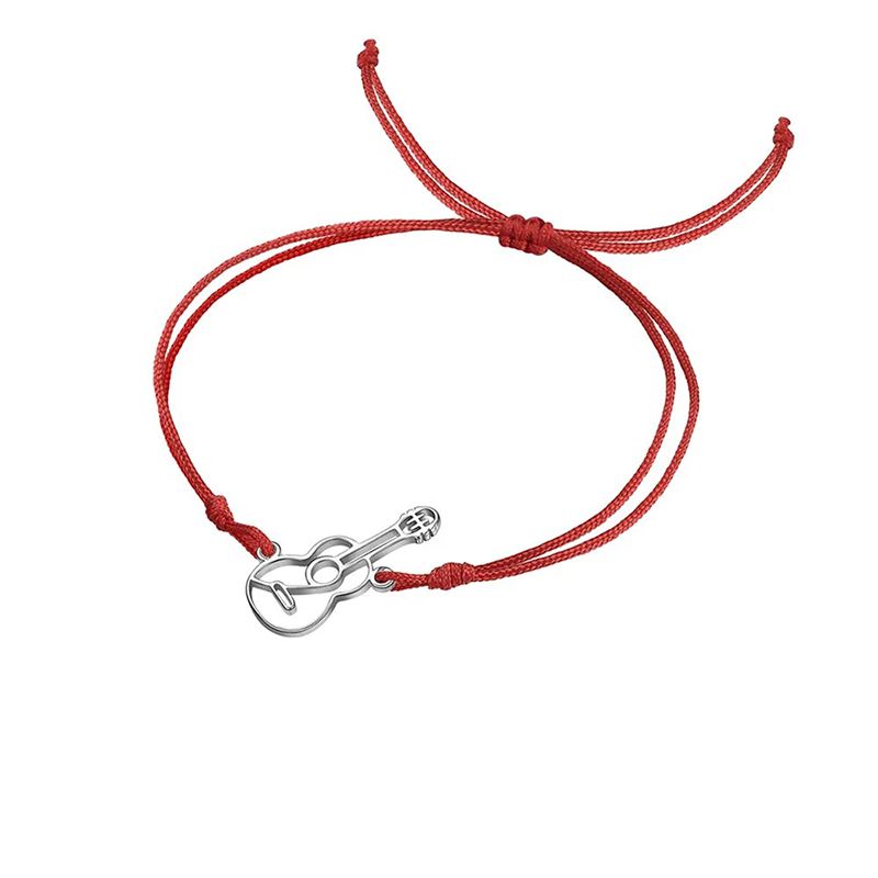Unplugged Guitar Bracelet model 3 in Silver color