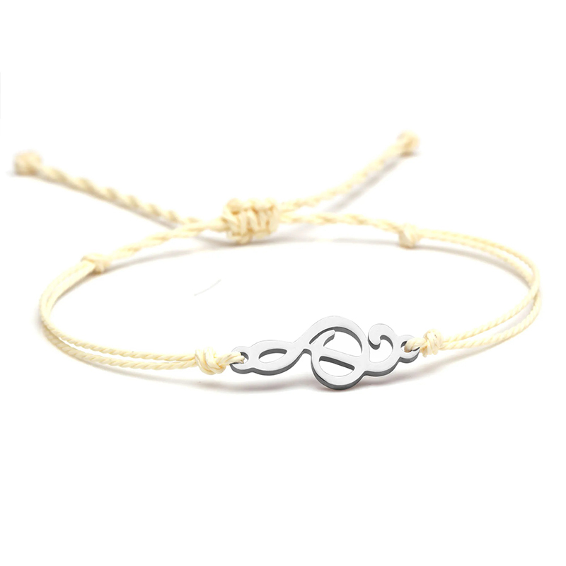 Yellow Melodic Line Music Bracelet
