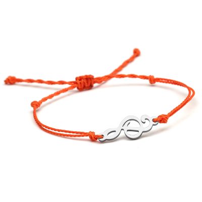 Melodic Line Music Bracelet in Red Color