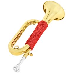 Spanish Marching Bugle - Golden Brass with Case Wind Instruments