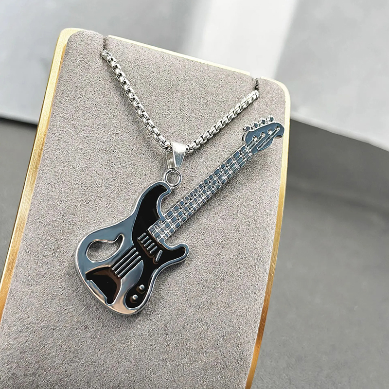 Shred Guitar Necklace