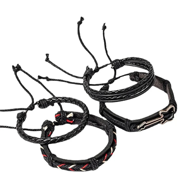 Magnificent Rock Guitar Bracelet - Electric Tribal Trio