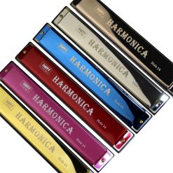 Beautiful 24-hole harmonica in 4 colors