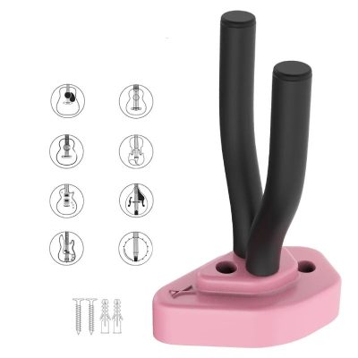 Magnificent "Pink Candy" Wall Mount for Guitar