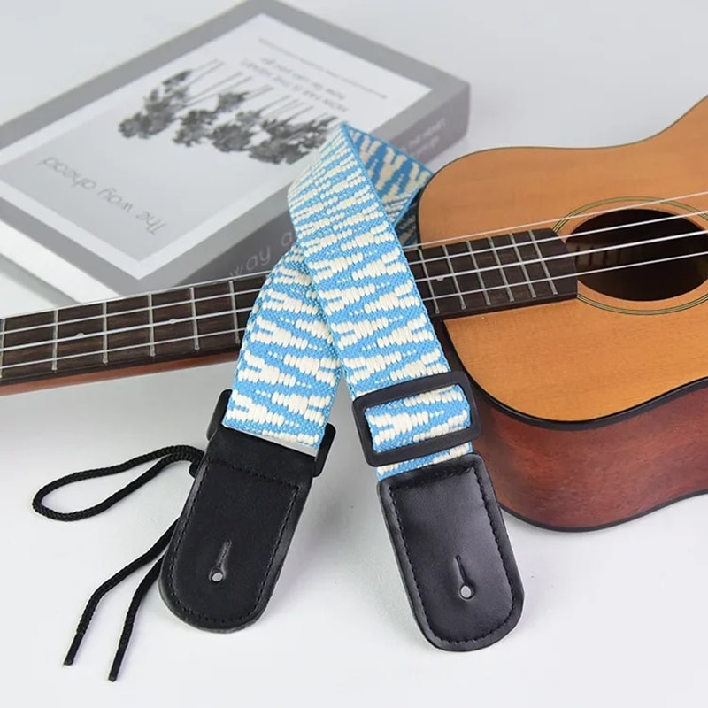 Sky Blue Ukulele Strap Graphic