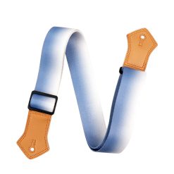 Vintage Guitar Strap in Glacier Blue Gradient