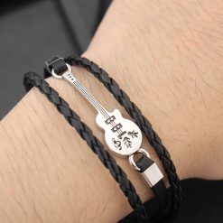 View of the Rock Guitar Bracelet - Silver Symphony