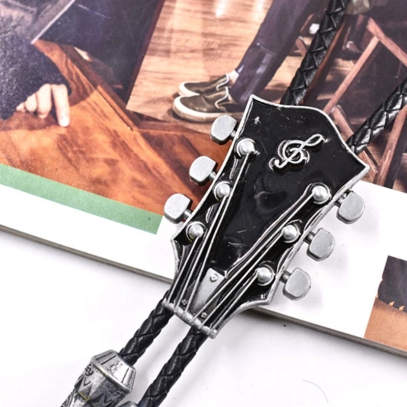 Detailed view of Cracatte Bolo Guitar, The Bluesman's Cord