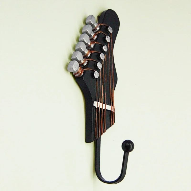 Front Wall Hook Guitar Hanger Rock'n'Roll Headstock (19 cm)