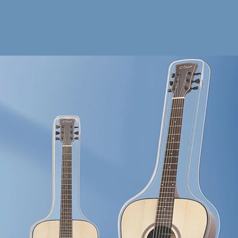 Front Transparent Dustproof and Waterproof Cover for Guitar - Durable PVC 4041 inches