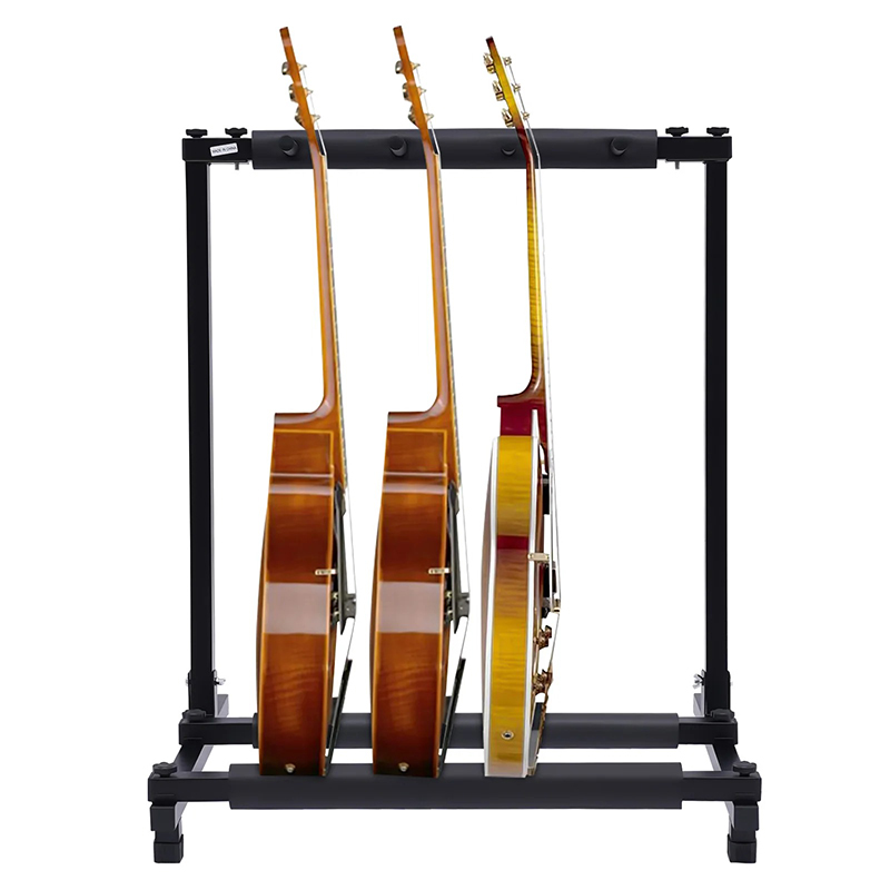 Front Wall Guitar Stand Wood - Swivel Hook with Vintage Base & Protective Padding