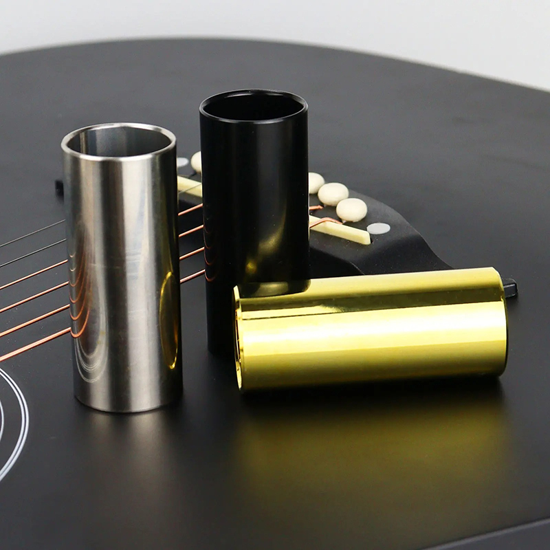 Guitar with bottleneck neck - made of stainless steel - 3 colors to choose from!