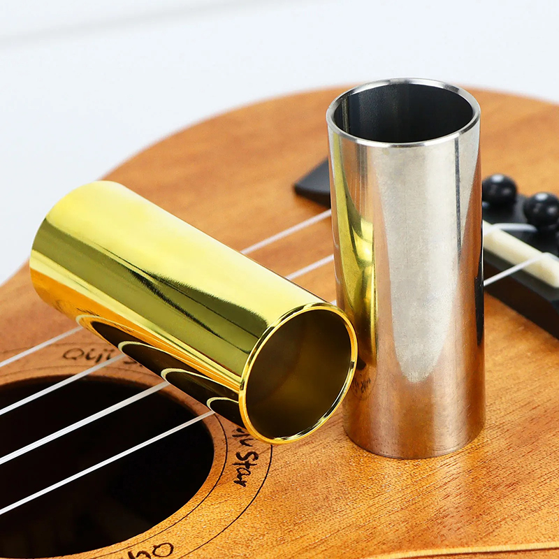 Guitar with bottleneck neck in - stainless steel - 3 colors to choose from!