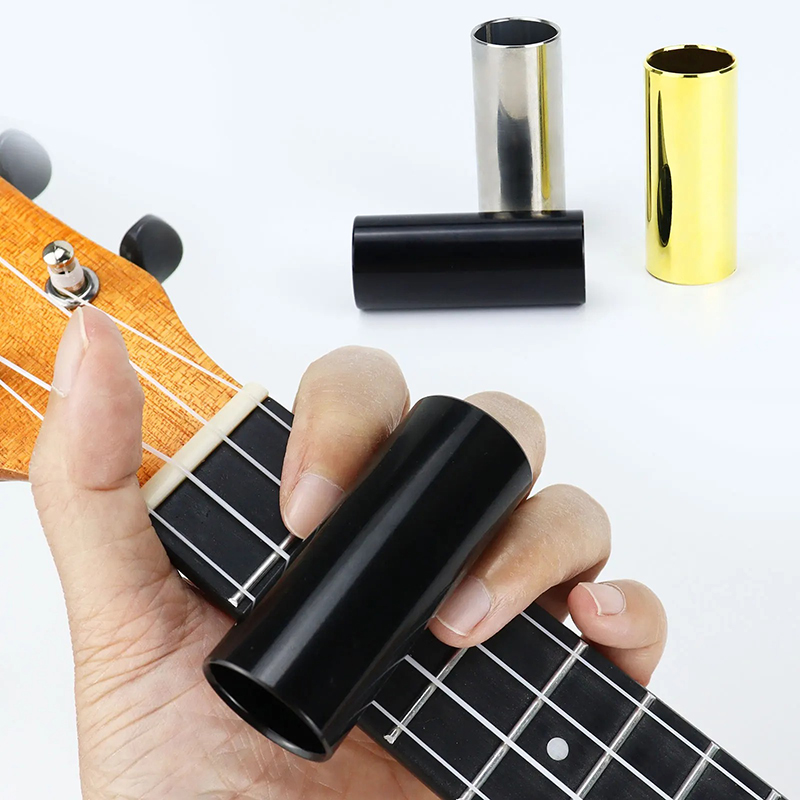 Guitar with stainless steel bottleneck neck - 3 colors to choose from!
