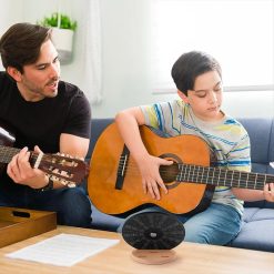 Black Guitar Chord Circle "Visual and Harmony" - Interval Wheel with Chord Diagrams!