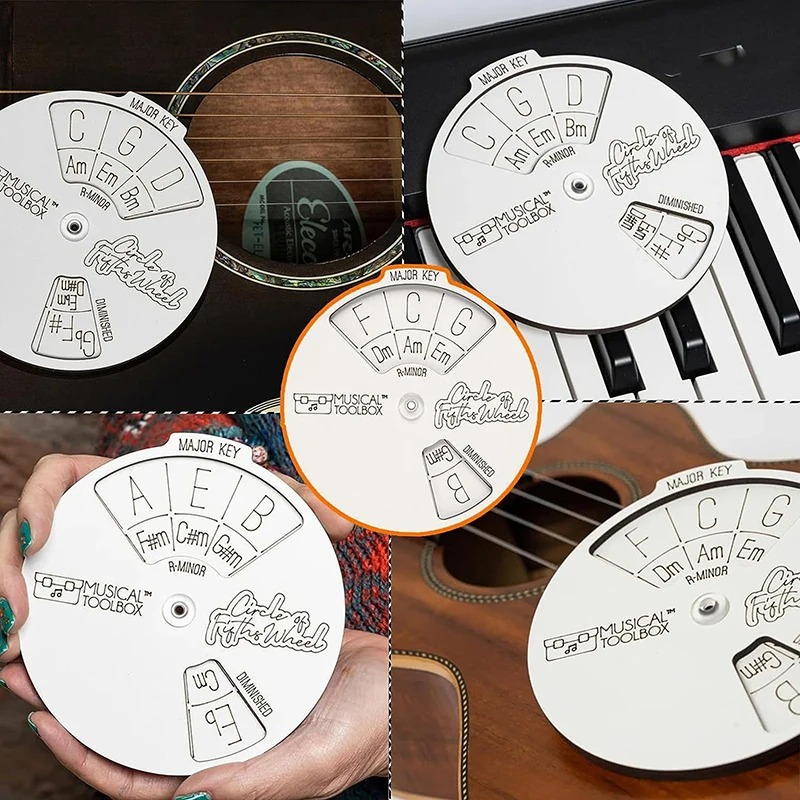 Circle of Fifths - Light Wood Musical Toolbox – Harmony and Transposition Tool