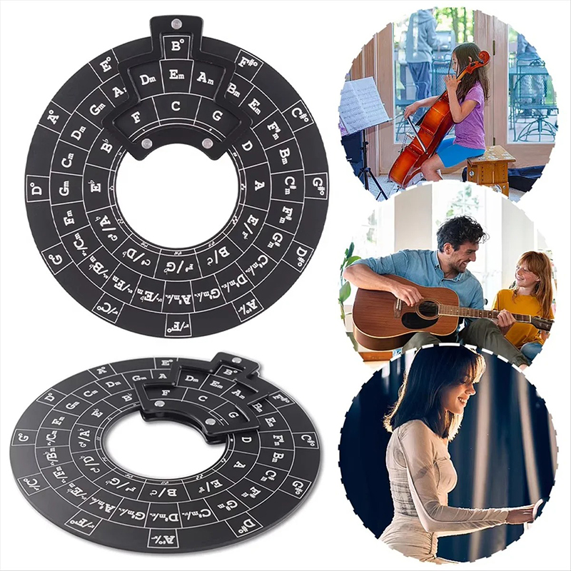 Details Black Circle of Fifths Universal Harmony - Musical Transposition Tool