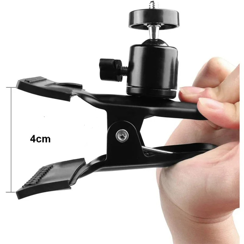 Musician's Smartphone Holder Details - Clip-On 360 Degree Rotating Smartphone Holder Music-Clip