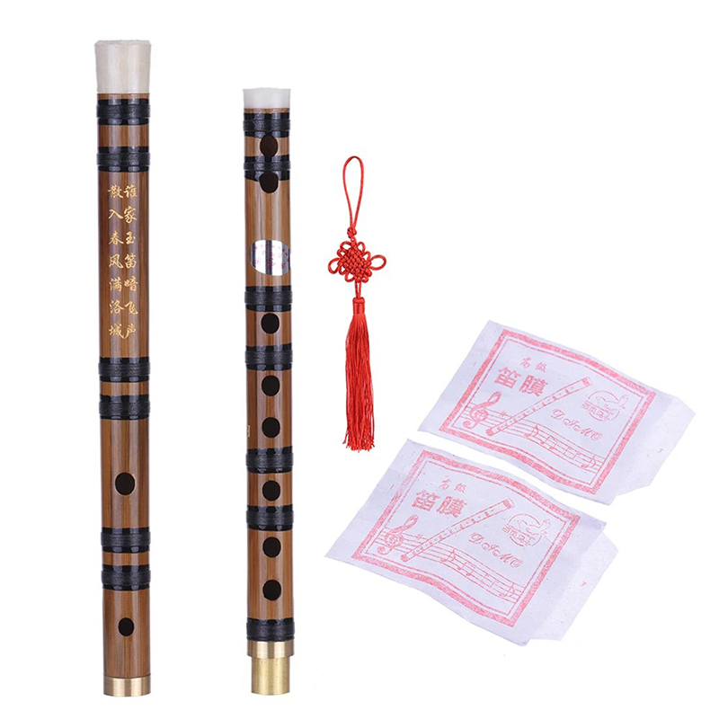 Traditional Bamboo Dizi Flute in E Key (E) - Beginner