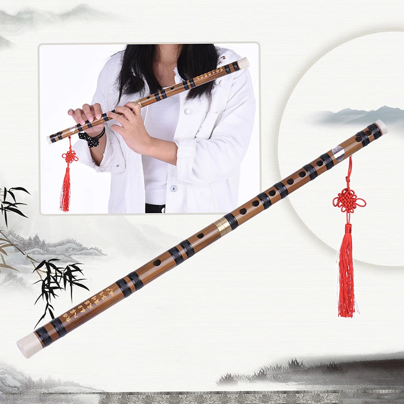 Traditional Bamboo Dizi Flute - Key of E (E) - Beginner