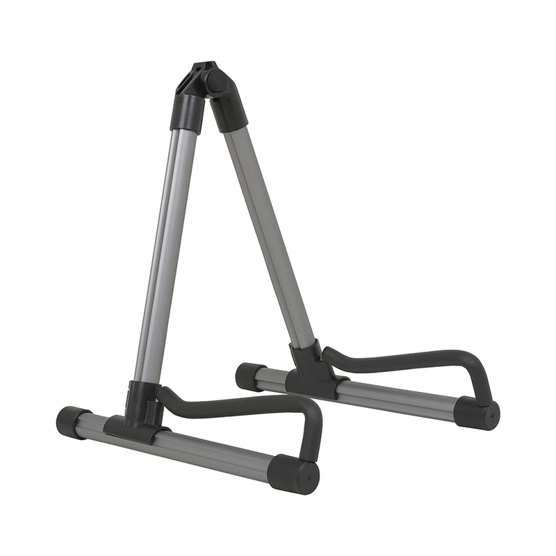 Black guitar stand with anti-slip hook