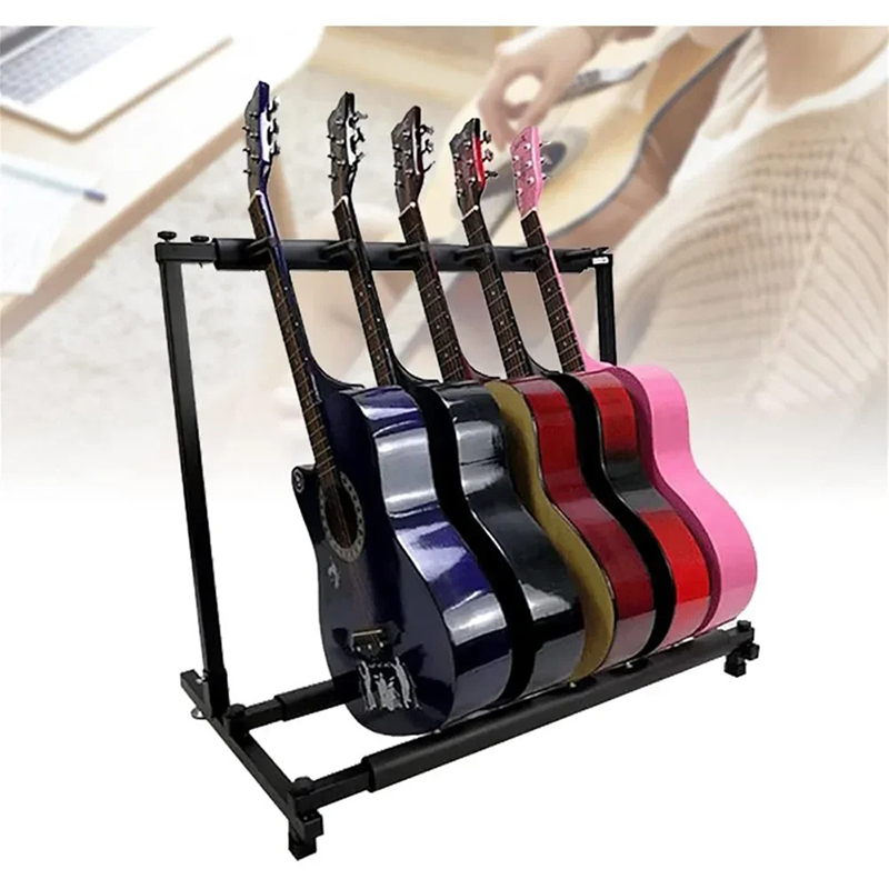 Display Stand - Collector's 5 Guitar Rack