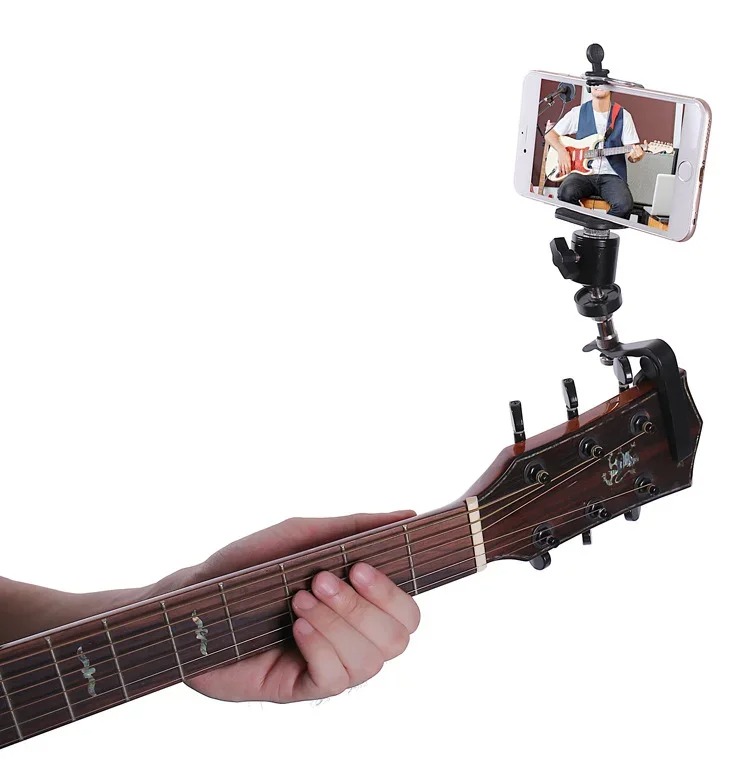 Beautiful Musician Smartphone Holder - Clamp Smartphone Holder Music-Clip 360
