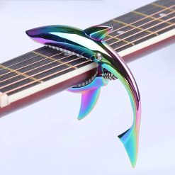 Guitar Capo - Rainbow Shark Design