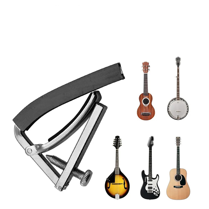 Details Capodastre Universel à Vis de Précision - Compatible Guitare, Ukulélé, Banjo & Mandoline