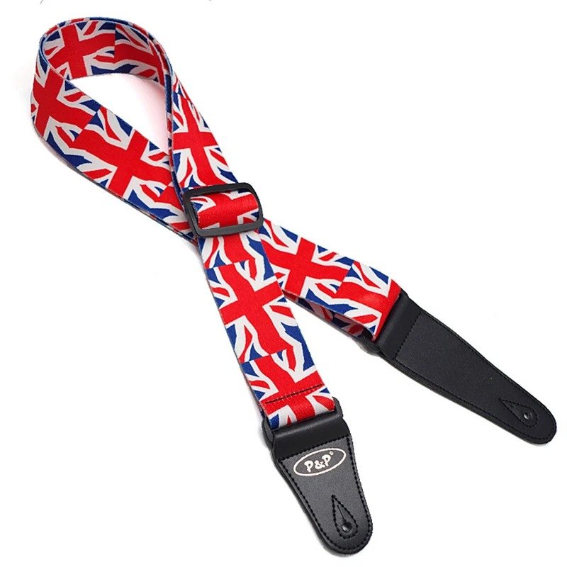 Magnifique Sangle Guitare électrique Rock Union Jack Britannique.jpeg