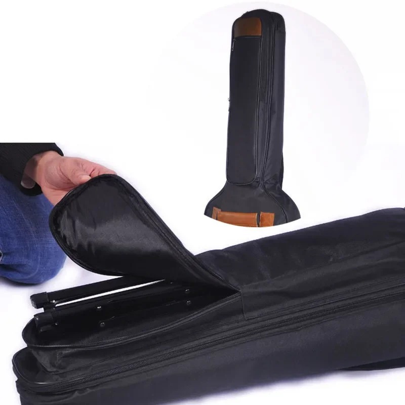 Détails ouverture de la Housse Guitare Électrique Rembourrée 10mm, Gig Bag Sac à Dos Oxford 600D, Étanche pour Telecaster Stratocaster