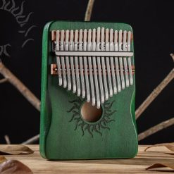 Kalimba 17 Lames “Soleil du Matin” Couleur Vert
